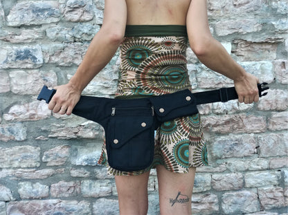 Hip Bag in Cotton VENICE Green