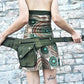 Hip Bag in cotton mod. MILANO Green