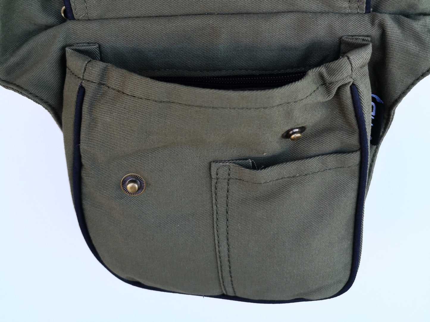 Hip Bag in cotton mod. MILANO Green