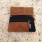Tobacco Pouch in Leather mod. Berlin Light Brown/Black