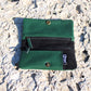Tobacco Pouch in Leather mod. Berlin Green/Black