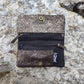 Tobacco Pouch Berlin in Leather gold and cotton black 