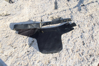 Hip Bag mod Venice in Black Leather
